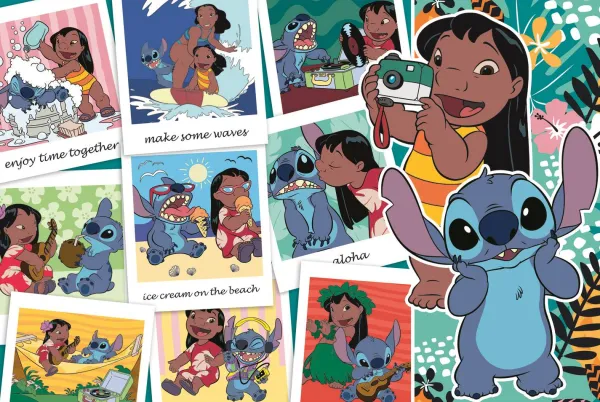 Trefl La Vie Heureuse De Stitch - Disney Lilo & Stitch*Enfant À Partir De 9 Ans|Puzzles Pour Enfants