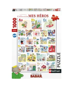 Nathan L'abécédaire de Babar*Enfant Puzzles Pour Enfants|Déco Et Objets