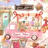 Pieces & Peace Lack Studio - Forever Flora, Flower Truck* Voitures, Motos Et Camions|Chiens