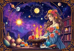 Bluebird Puzzle L'Alchimiste*Femme Hommes Et Femmes|Halloween