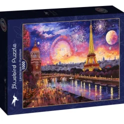 Bluebird Puzzle Landscape In Pointillism* Villes Et Villages|Monuments