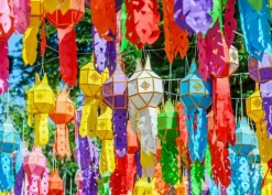 Alipson Puzzle Lanternes Colorées* Pays D'Asie|Déco Et Objets