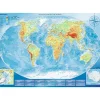 Trefl Large Physical Map of the World* De 4 000 À 5 000 Pièces|De 4 000 À 5 000 Pièces