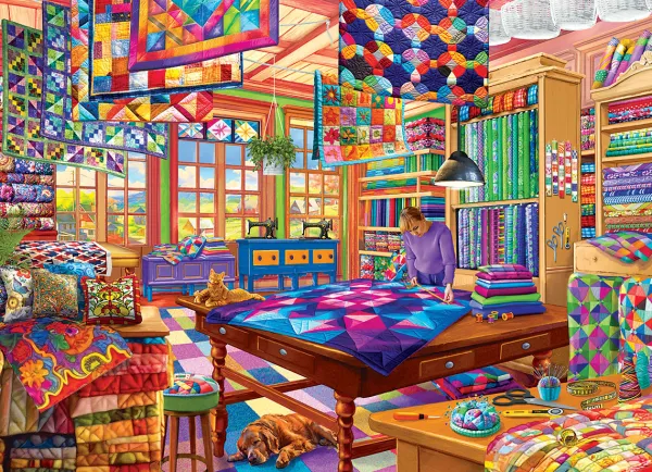 Eurographics L'atelier de courtepointe* Rétros Et Nostalgie|De 1 000 Pièces