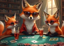 Alipson Puzzle Le Bluff des Renards*Enfant Puzzles Pour Enfants|Animaux De La Ferme