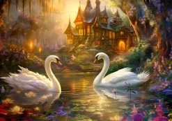 Enjoy Puzzle Le Chant du Cygne* Oiseaux|Châteaux Et Palaces