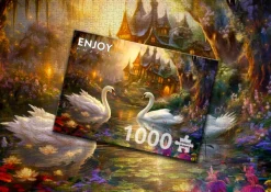 Enjoy Puzzle Le Chant du Cygne* Oiseaux|Châteaux Et Palaces
