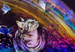 Grafika Le Chat et les Papillons* De 1 500 Pièces|De 1 500 Pièces