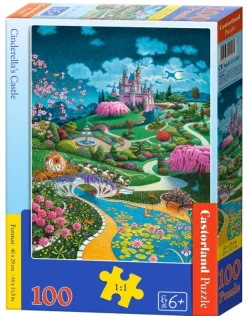 Castorland Le Château de Cendrillon*Enfant Châteaux Et Palaces|Dès 6 Ans : 50 À 100 Pièces