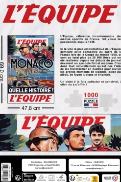 L Équipe Le Grand Prix de F1 de Monaco* De 1 000 Pièces|De 1 000 Pièces