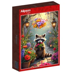 Alipson Puzzle Le Jardin Secret du Raton Laveur* Forêts, Fleurs Et Jardins|De 500 À 999 Pièces
