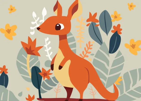 Bluebird Puzzle Le Kangourou Malin*Enfant Animaux Sauvages|Dès 4 Ans : 21 À 30 Pièces