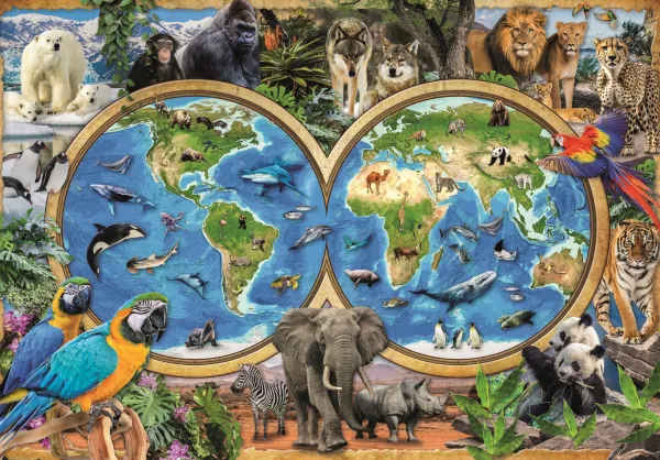 Clementoni Le Monde Merveilleux des Animaux* Autres Animaux|Animaux Sauvages