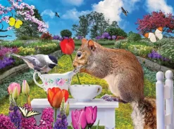 SunsOut Le Thé de Printemps* Oiseaux|Forêts, Fleurs Et Jardins