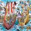 Cobble Hill Le voyage des Vikings*Enfant Bateaux|Puzzles Pour Enfants