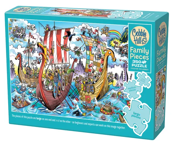 Cobble Hill Le voyage des Vikings*Enfant Bateaux|Puzzles Pour Enfants
