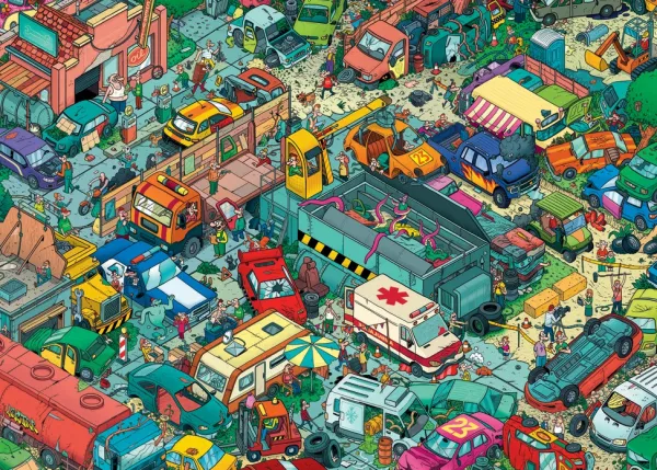 Heye Lectrr - Cimetière de Voitures* Voitures, Motos Et Camions|Déco Et Objets