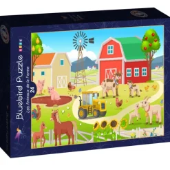 Bluebird Puzzle Les Animaux de la Ferme*Enfant Animaux De La Ferme|Dès 4 Ans : 21 À 30 Pièces