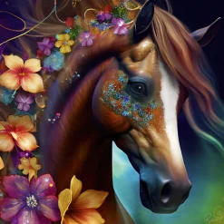 Alipson Puzzle Les Buveurs de Vent - Flynn* Chevaux|Carré