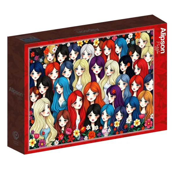 Alipson Puzzle Les Dames du Jardin Secret*Femme Hommes Et Femmes|Forêts, Fleurs Et Jardins