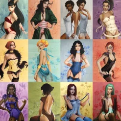 Grafika Les Dessous des Signes*Femme Hommes Et Femmes|Carré