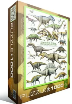 Eurographics Les Dinosaures - Période du Crétacé* Dinosaures|De 1 000 Pièces