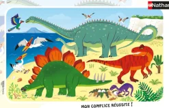 Nathan Les Dinosaures du Jurassique*Enfant Dinosaures|Dès 3 Ans : 11 À 20 Pièces