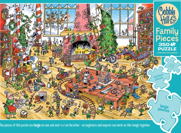 Cobble Hill Les Lutins au Travail (Famille)*Femme Noël|Humour, Satire Et Wasgij