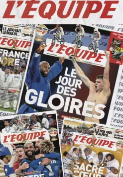 L Équipe Les Médailles Françaises aux JO de Paris 2024* De 1 000 Pièces|De 1 000 Pièces