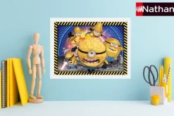 Nathan Les Mega Minions - Moi, Moche et Méchant 4*Enfant Puzzles Pour Enfants|Dès 6 Ans : 50 À 100 Pièces