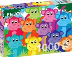 Enjoy Puzzle Les Singes Arc-En-Ciel* Animaux Fantastiques|Déco Et Objets