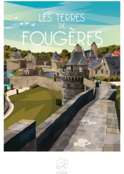 La Loutre Les terres de FOUGÈRES* Monuments|De 1 000 Pièces