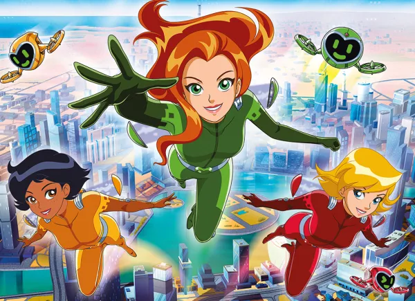 Nathan Les Totally Spies en Mission*Enfant Puzzles Pour Enfants|Dès 6 Ans : 50 À 100 Pièces