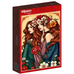 Alipson Puzzle Les Trois Muses aux Fleurs*Femme Hommes Et Femmes|Forêts, Fleurs Et Jardins