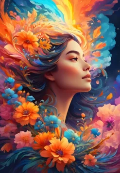 Bluebird Puzzle L'Esprit des Fleurs*Femme Hommes Et Femmes|Forêts, Fleurs Et Jardins