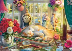 Schmidt Spiele L'heure du Puzzle pour le Chat* Chats|Déco Et Objets