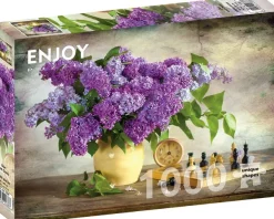 Enjoy Puzzle Lilas et échecs* Déco Et Objets|Forêts, Fleurs Et Jardins