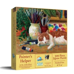 SunsOut Linda Elliot - Painter's Helper* Chats|De 500 À 999 Pièces