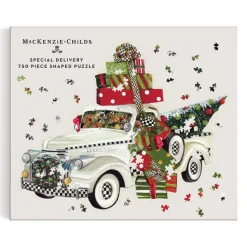 Galison Livraison Spéciale – Puzzle en Forme de 750 Pièces*Femme Voitures, Motos Et Camions|Noël