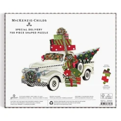 Galison Livraison Spéciale – Puzzle en Forme de 750 Pièces*Femme Voitures, Motos Et Camions|Noël