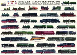 Eurographics Locomotives à vapeur* Trains|De 1 000 Pièces