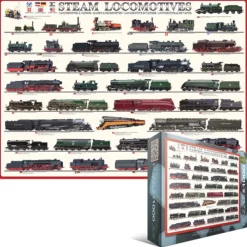 Eurographics Locomotives à vapeur* Trains|De 1 000 Pièces