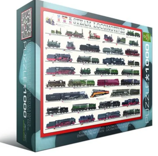 Eurographics Locomotives à vapeur* Trains|De 1 000 Pièces