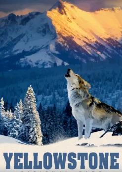 Alipson Puzzle Loup de Yellowstone* Loups|Rétros Et Nostalgie