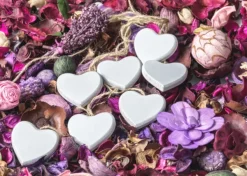 Grafika Love - White Hearts*Femme Déco Et Objets|Zen Et Bien Être