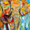 Enjoy Puzzle Éléphant coloré* Éléphants|Déco Et Objets