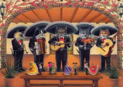 Art Puzzle L'Équipe Flamenco Meow*Femme Chats|Musique, Danse, Instruments