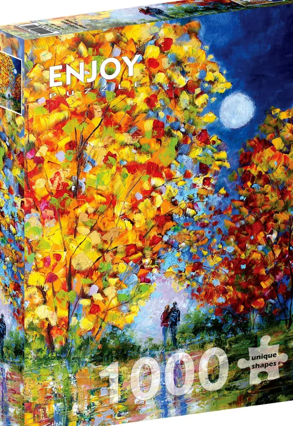 Enjoy Puzzle Lune d'Automne*Femme Amour Et Tendresse|Soleil, Lune