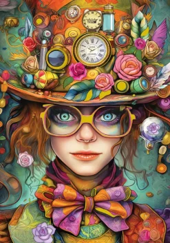 Bluebird Puzzle Mad Props - Edition Limitée avec Effet Dorure, Soft Touch et Carte Collector*Femme De 2 000 Pièces|De 2 000 Pièces