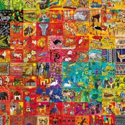 Magnolia Magali Modoux - A 100 Tile Tale* Animaux Sauvages|Animaux De La Forêt